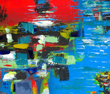 Load image into Gallery viewer, &quot;Boat&quot; - (2020) - 120x100x4cm Large Original Acrylic Abstract Painting