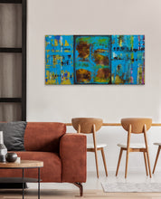 Load image into Gallery viewer, &quot;Imagination&quot; - (2019) - 61x122x4cm Large Original Acrylic Abstract Painting