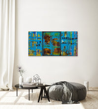 Load image into Gallery viewer, &quot;Imagination&quot; - (2019) - 61x122x4cm Large Original Acrylic Abstract Painting