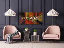 Load image into Gallery viewer, &quot;A Man and a Puffin&quot; - (2019) - 61x122x4cm Large Original Acrylic Abstract Painting