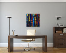 Load image into Gallery viewer, &quot;A Night in the City&quot; - (2019) - 60x60x4cm Original Acrylic Abstract Painting