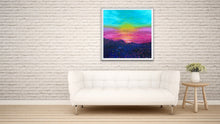 Load image into Gallery viewer, &quot;Summer Days&quot; - (2019) - 100x100x4cm Large Original Acrylic Abstract Painting