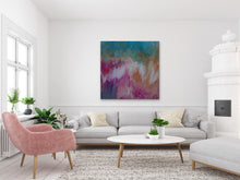 Load image into Gallery viewer, &quot;Spring&quot; - (2019) - 100x100x4cm Large Original Acrylic Abstract Painting