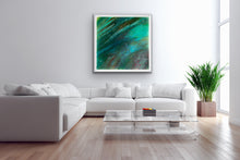 Load image into Gallery viewer, &quot;Waves&quot; - (2020) - 100x100x4cm Large Original Acrylic Abstract Painting