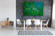 Load image into Gallery viewer, &quot;A Splash of Energy&quot; - (2019) - 70x100x4cm Large Original Acrylic Abstract Painting