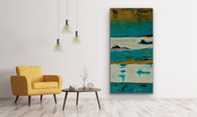 Load image into Gallery viewer, &quot;Lost Sea&quot; - (2020) - 61x122x4cm Large Original Acrylic Abstract Painting