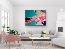 Load image into Gallery viewer, &quot;Island of Happiness&quot; - (2020) - 76x102x2cm Large Original Acrylic Abstract Painting