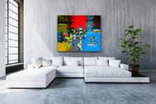 Load image into Gallery viewer, &quot;Boat&quot; - (2020) - 120x100x4cm Large Original Acrylic Abstract Painting