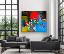 Load image into Gallery viewer, &quot;Boat&quot; - (2020) - 120x100x4cm Large Original Acrylic Abstract Painting