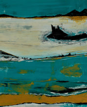 Load image into Gallery viewer, &quot;Lost Sea&quot; - (2020) - 61x122x4cm Large Original Acrylic Abstract Painting