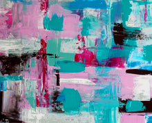 Load image into Gallery viewer, &quot;Happy Days&quot; - (2020) - 61x122x4cm Large Original Acrylic Abstract Painting