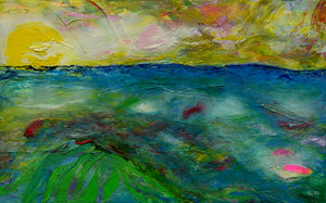 "After The Storm" - (2020) - 61x122x4cm Large Original Acrylic Abstract Wall Art