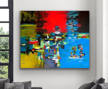 Load image into Gallery viewer, &quot;Boat&quot; - (2020) - 120x100x4cm Large Original Acrylic Abstract Painting