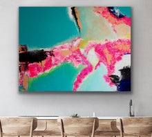 Load image into Gallery viewer, &quot;Island of Happiness&quot; - (2020) - 76x102x2cm Large Original Acrylic Abstract Painting