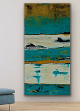 Load image into Gallery viewer, &quot;Lost Sea&quot; - (2020) - 61x122x4cm Large Original Acrylic Abstract Painting