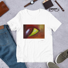 Load image into Gallery viewer, Short-Sleeve Unisex T-Shirt with &quot;The Eye&quot; Artwork