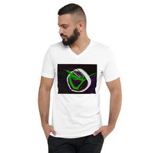 Load image into Gallery viewer, Unisex Short Sleeve V-Neck T-Shirt with &quot;Truth is Power&quot; Artwork