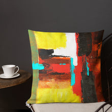 Load image into Gallery viewer, Premium Pillow with &quot;Colours&quot; Artwork