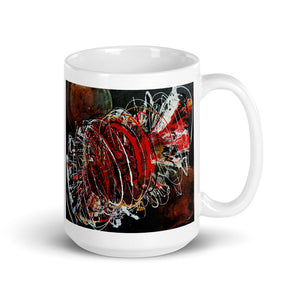 Coffee Mug with "Extreme Attraction" Artwork