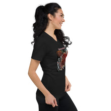 Load image into Gallery viewer, Unisex Short Sleeve V-Neck T-Shirt with &quot;Extreme Attraction&quot; Artwork