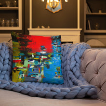 Load image into Gallery viewer, Premium Pillow with &quot;Boat&quot; Artwork