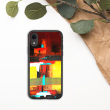 Load image into Gallery viewer, Biodegradable iPhone case with &quot;Colours&quot; Artwork