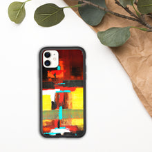 Load image into Gallery viewer, Biodegradable iPhone case with &quot;Colours&quot; Artwork