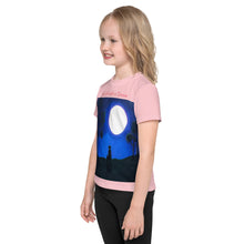 Load image into Gallery viewer, Kids T-Shirt with &quot;A Girl with a Dream&quot; Artwork