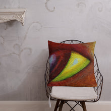 Load image into Gallery viewer, Premium Pillow with &quot;The Eye&quot; Artwork