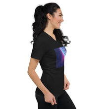 Load image into Gallery viewer, Unisex Short Sleeve V-Neck T-Shirt with &quot;Earth&quot; Artwork