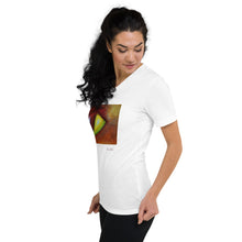 Load image into Gallery viewer, Unisex Short Sleeve V-Neck T-Shirt with &quot;The Eye&quot; Artwork