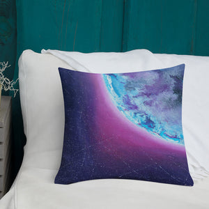 Premium Pillow with "Earth" Artwork