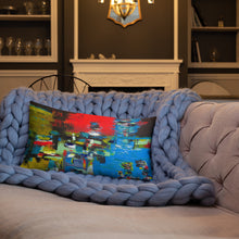 Load image into Gallery viewer, Premium Pillow with &quot;Boat&quot; Artwork