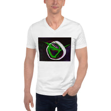 Load image into Gallery viewer, Unisex Short Sleeve V-Neck T-Shirt with &quot;Truth is Power&quot; Artwork