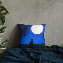 Load image into Gallery viewer, Premium Pillow with &quot;A Girl with a Dream&quot; Artwork