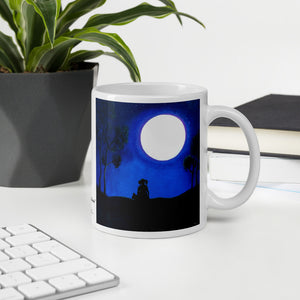 Coffee Mug with "A Girl with a Dream" Artwork