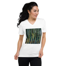 Load image into Gallery viewer, Unisex Short Sleeve V-Neck T-Shirt with &quot;Forest&quot; Artwork