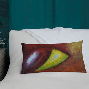 Premium Pillow with "The Eye" Artwork