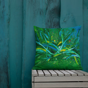 Premium Pillow with "Splash of Energy" Artwork