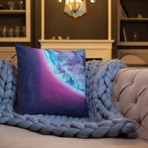 Premium Pillow with "Earth" Artwork