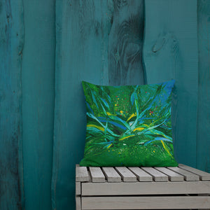 Premium Pillow with "Splash of Energy" Artwork