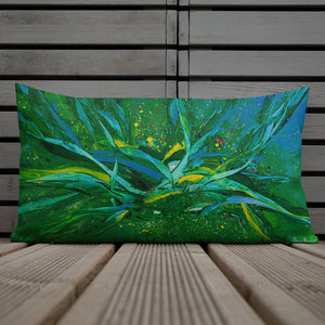 Premium Pillow with "Splash of Energy" Artwork