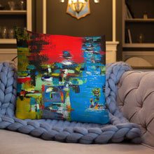 Load image into Gallery viewer, Premium Pillow with &quot;Boat&quot; Artwork