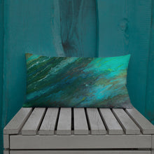 Load image into Gallery viewer, Premium Pillow with &quot;Waves&quot; Artwork