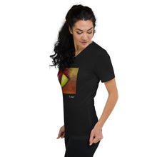 Load image into Gallery viewer, Unisex Short Sleeve V-Neck T-Shirt with &quot;The Eye&quot; Artwork