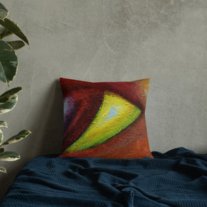 Premium Pillow with "The Eye" Artwork