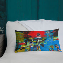 Load image into Gallery viewer, Premium Pillow with &quot;Boat&quot; Artwork