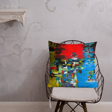 Load image into Gallery viewer, Premium Pillow with &quot;Boat&quot; Artwork