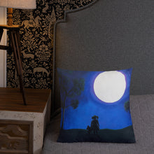 Load image into Gallery viewer, Premium Pillow with &quot;A Girl with a Dream&quot; Artwork