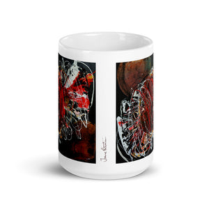 Coffee Mug with "Extreme Attraction" Artwork